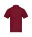 Mens Pro Piqué Moisture Wicking Polo Shirt Burgundy PRO RTX-2