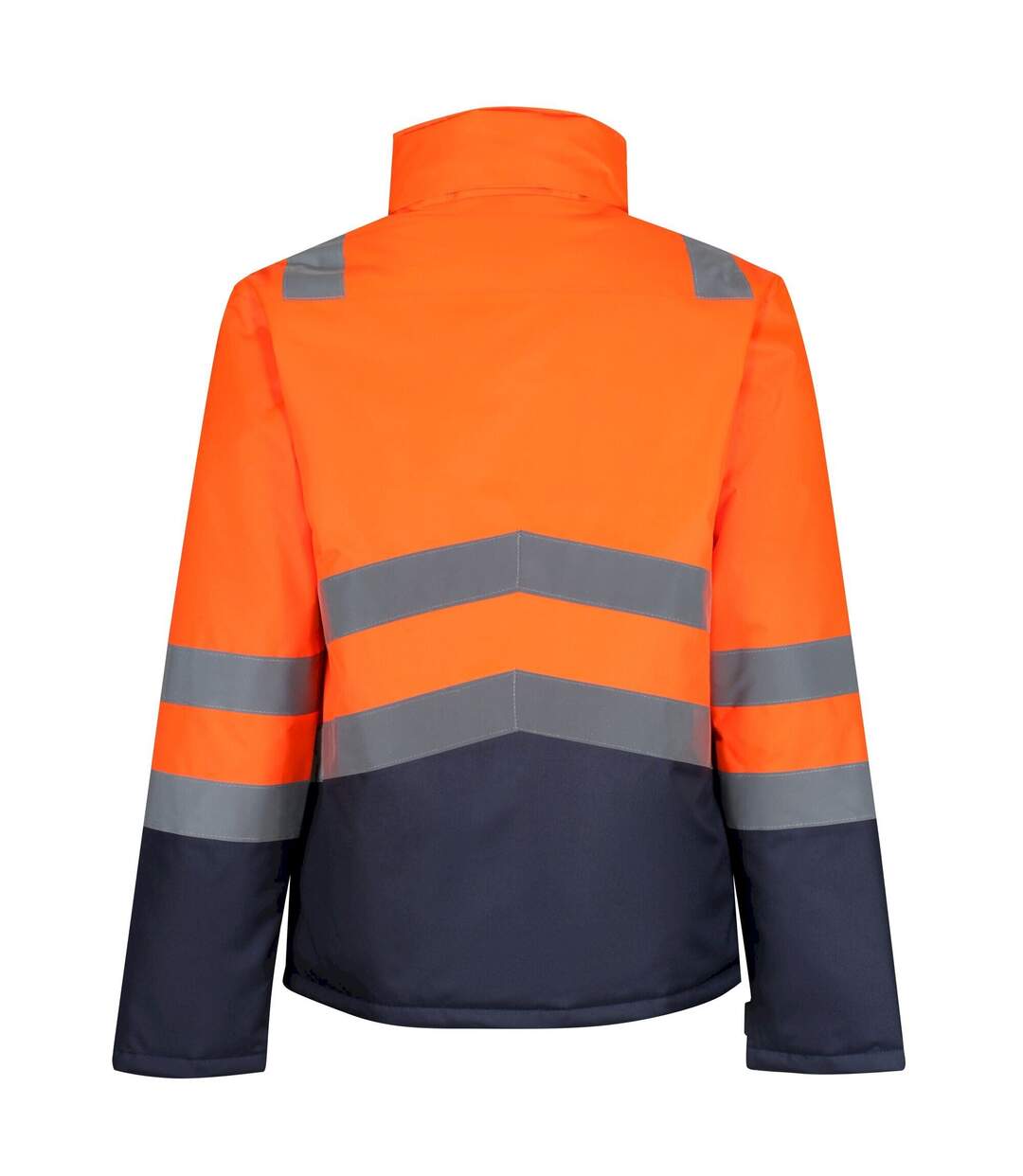 Mens hi-vis waterproof jacket orange/navy Regatta-2
