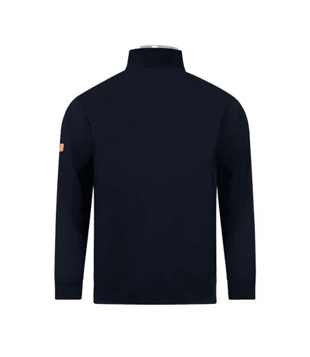 Mens D555 Johnson Embroidered Logo Kingsize Fleece Jacket Navy Duke