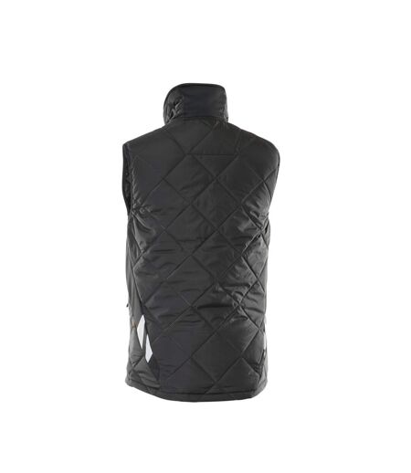 Mens Accelerate Plain Winter Gilet Black Mascot