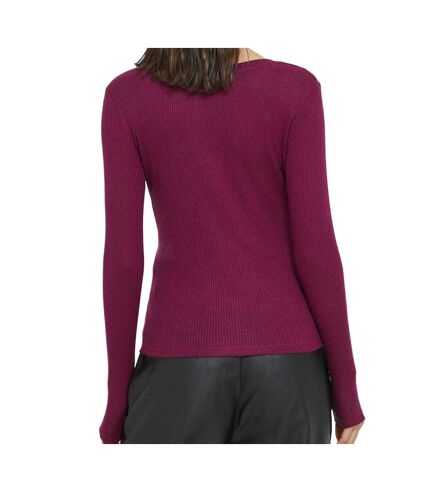 Top Manches longues Prune Femme JDY Lucca - S