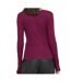 Top Manches longues Prune Femme JDY Lucca - S