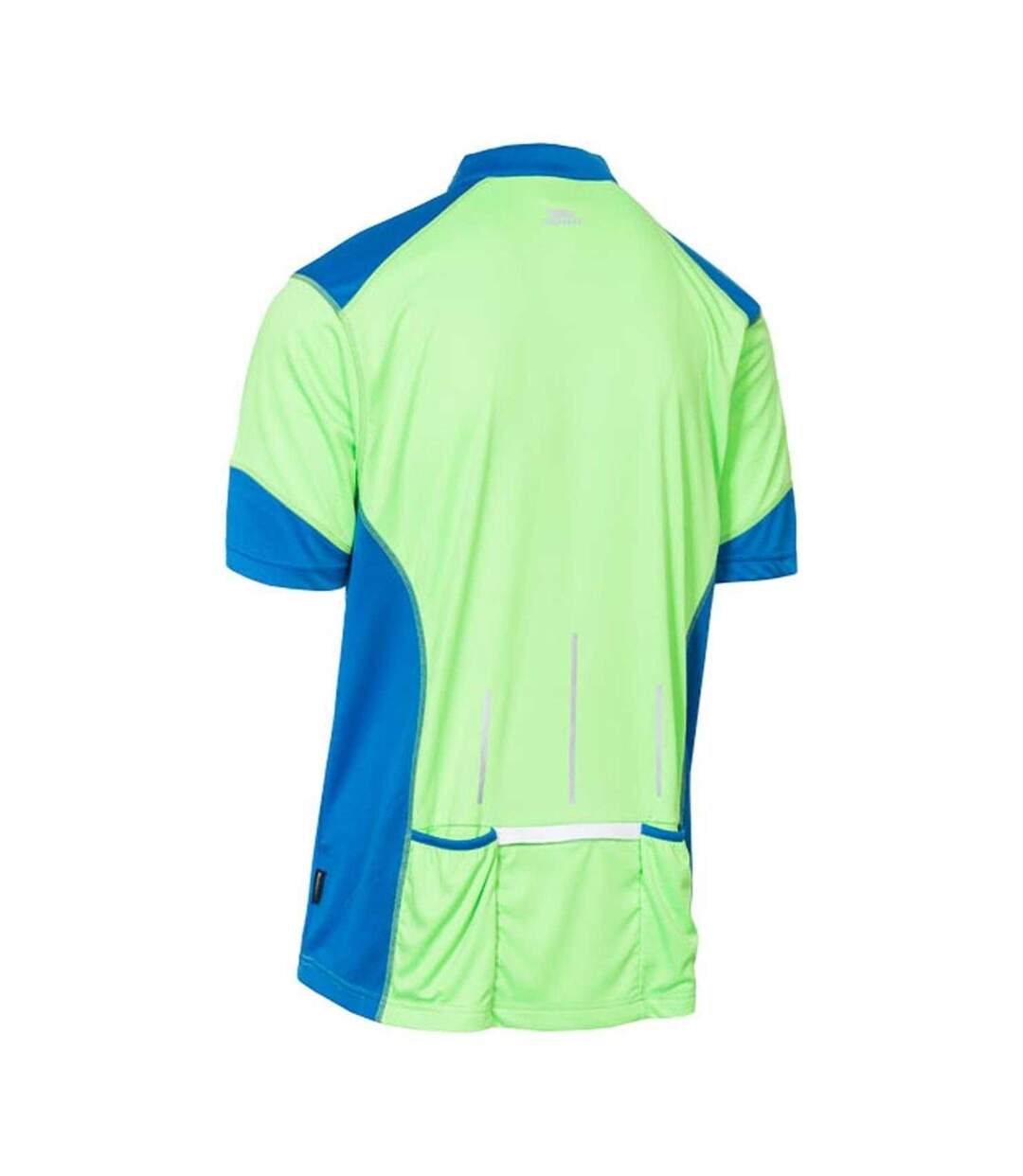 Maillot De Cyclisme À Col Montant Zippé Dudley Homme Vert Clair Vif Trespass-2