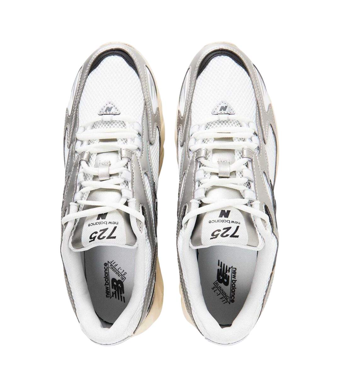 Baskets Homme Blanc Argenté New Balance-3
