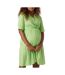 Robe de Grossesse Verte Femme Mamalicious Leline - L