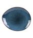 Assiette en grès bleu Au grès du temps 22 cm-1