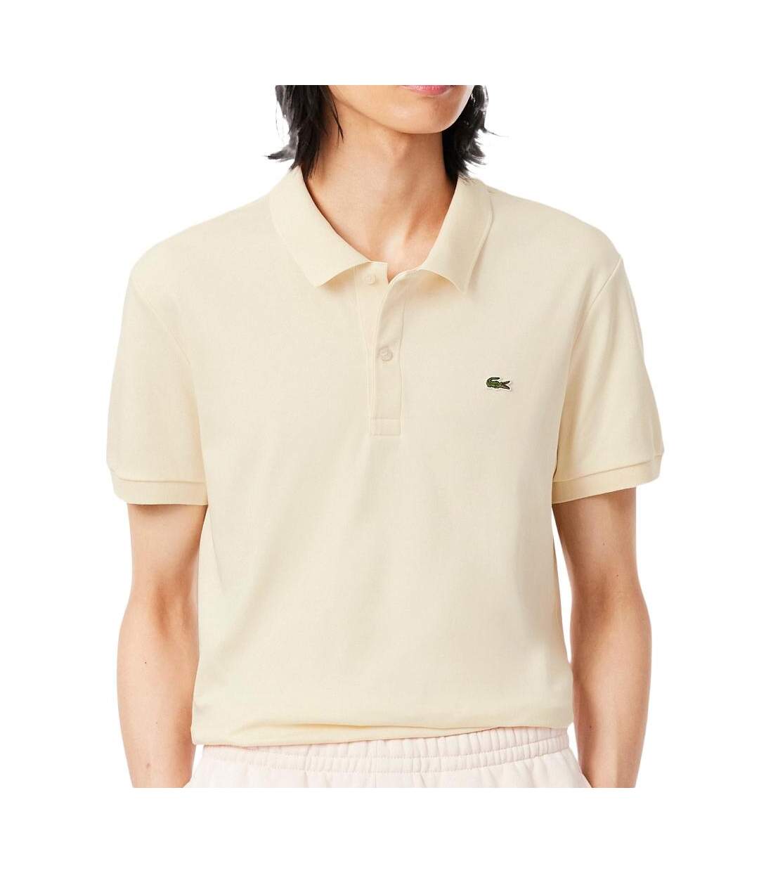 Polo écru homme lacoste dh2050-1