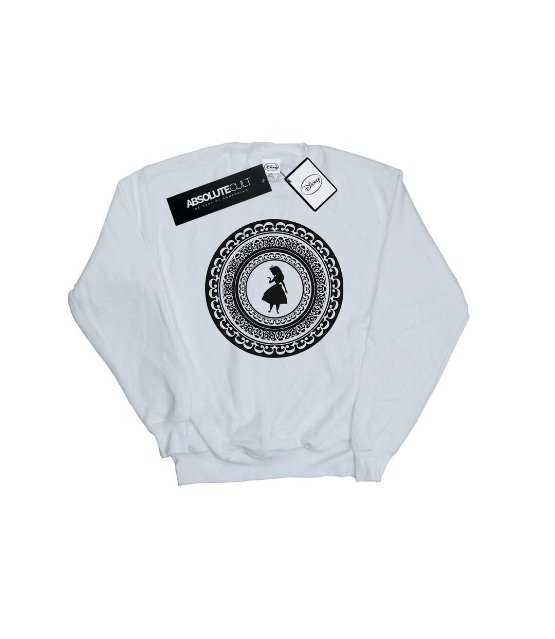 Disney Sweatshirt Alice In Wonderland Circle - Femmes/Dames (Blanc) - UTBI2639-1
