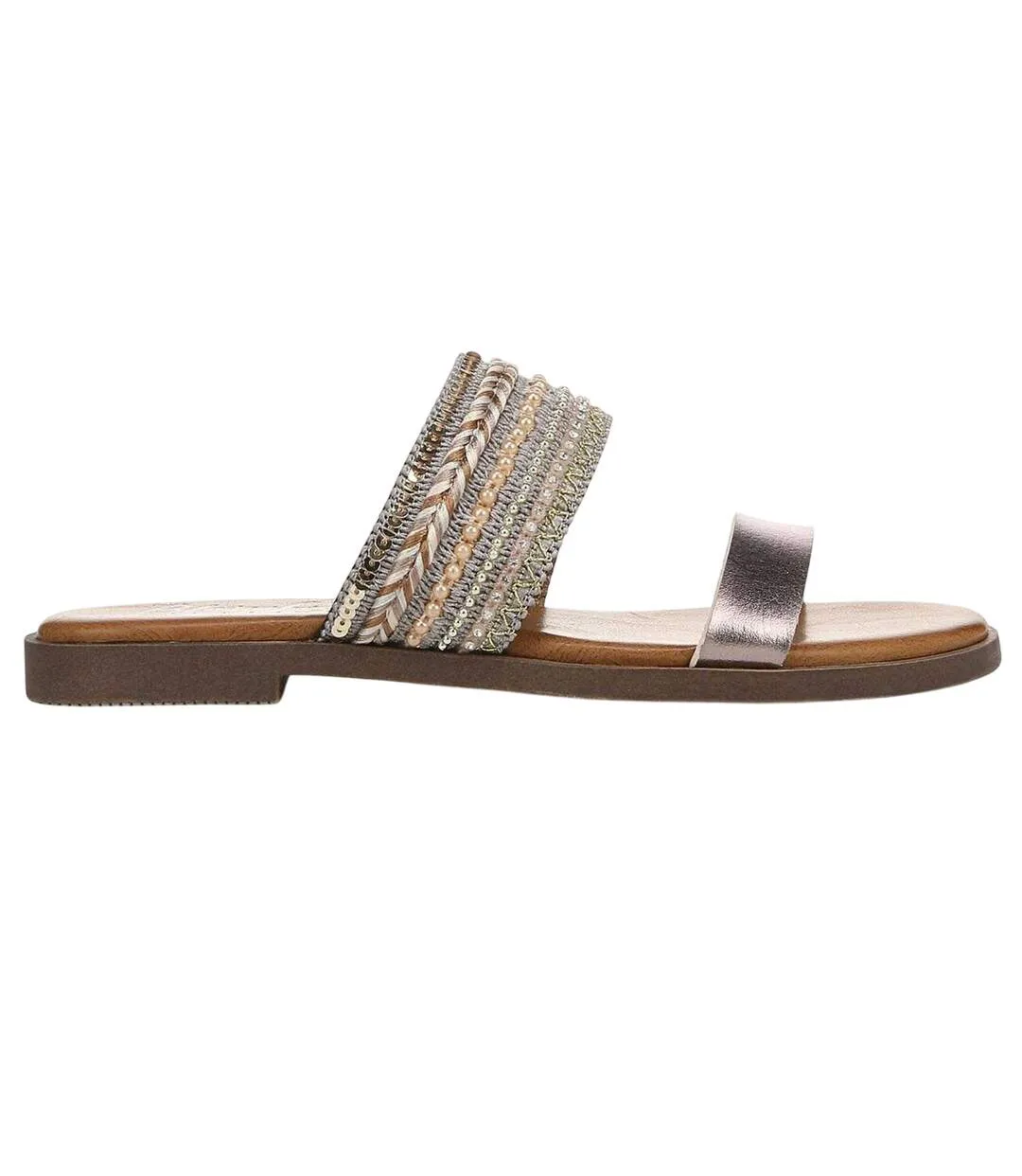 Womens/ladies Curtis Embellished Sandals Tan Blowfish Malibu-4