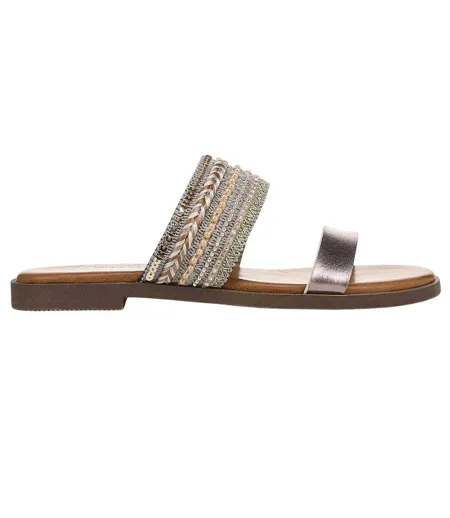 Womens/ladies Curtis Embellished Sandals Tan Blowfish Malibu