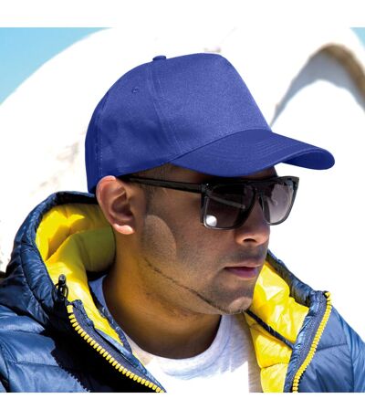 Result Unisex Core Boston 5 Panel Printers Baseball Cap (Pack of 2) (Royal) - UTBC4231