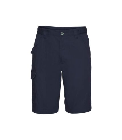 Russell Mens Polycotton Twill Shorts (French Navy) - UTRW9548