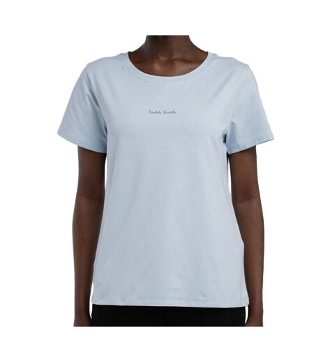 T-Shirt bleu clair  femme teddy smith ribelle