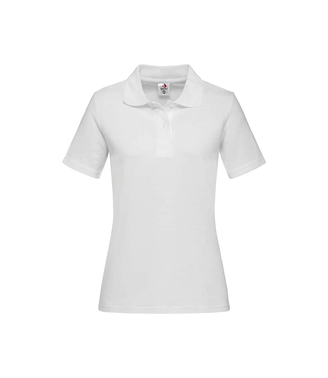 Stedman Mens Long Sleeved Cotton Polo (White)