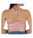 Top Blanc/Rose Rayures Femme Only Emma - XL