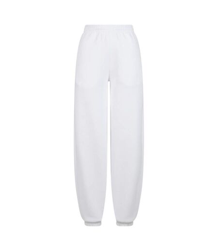 Bas De Jogging Duveteux Pour Femmes/femmes Blanc Build Your Brand