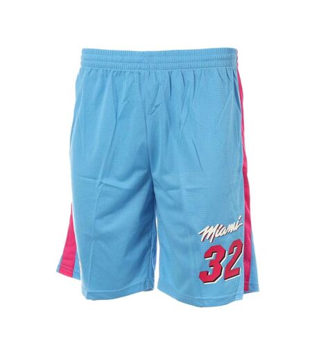 Miami Short de Basket Turquoise/Rose Homme Sport Zone - L