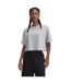 Womens/ladies Rival Plain Cropped Loose T-shirt Grey Under Armour-1