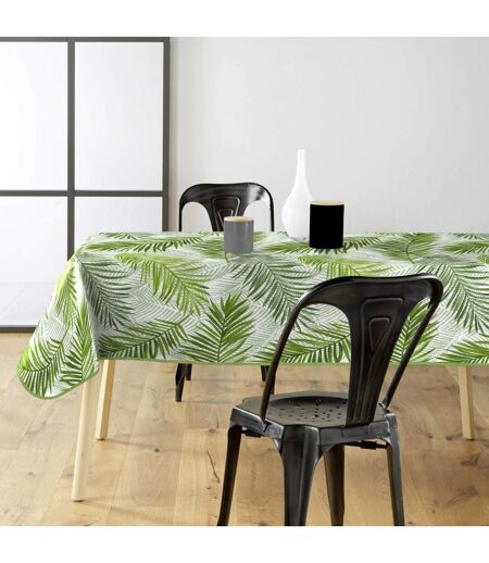 Nappe Imprimé Green Feuilles 140x240cm Vert