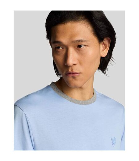 T-shirt Superfine Homme Bleu Lyle & Scott