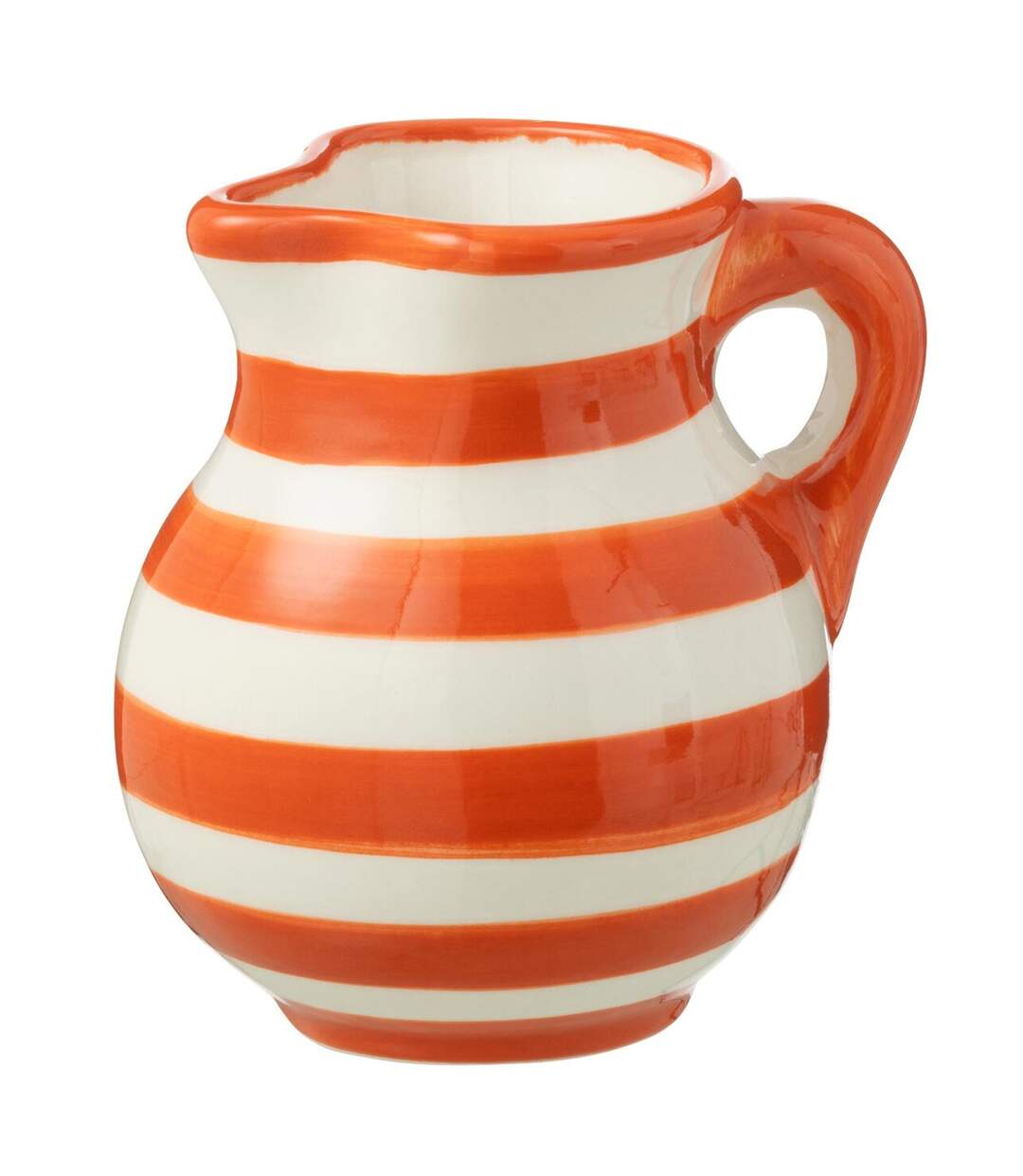 Pichet en Céramique Granada Rayure 0,5L Orange-1
