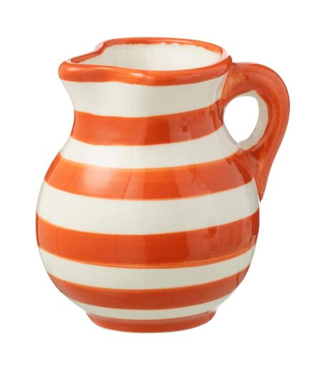 Pichet en Céramique Granada Rayure 0,5L Orange