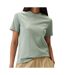 T-shirt Vert Femme Calvin Klein Jeans Embroidered - L