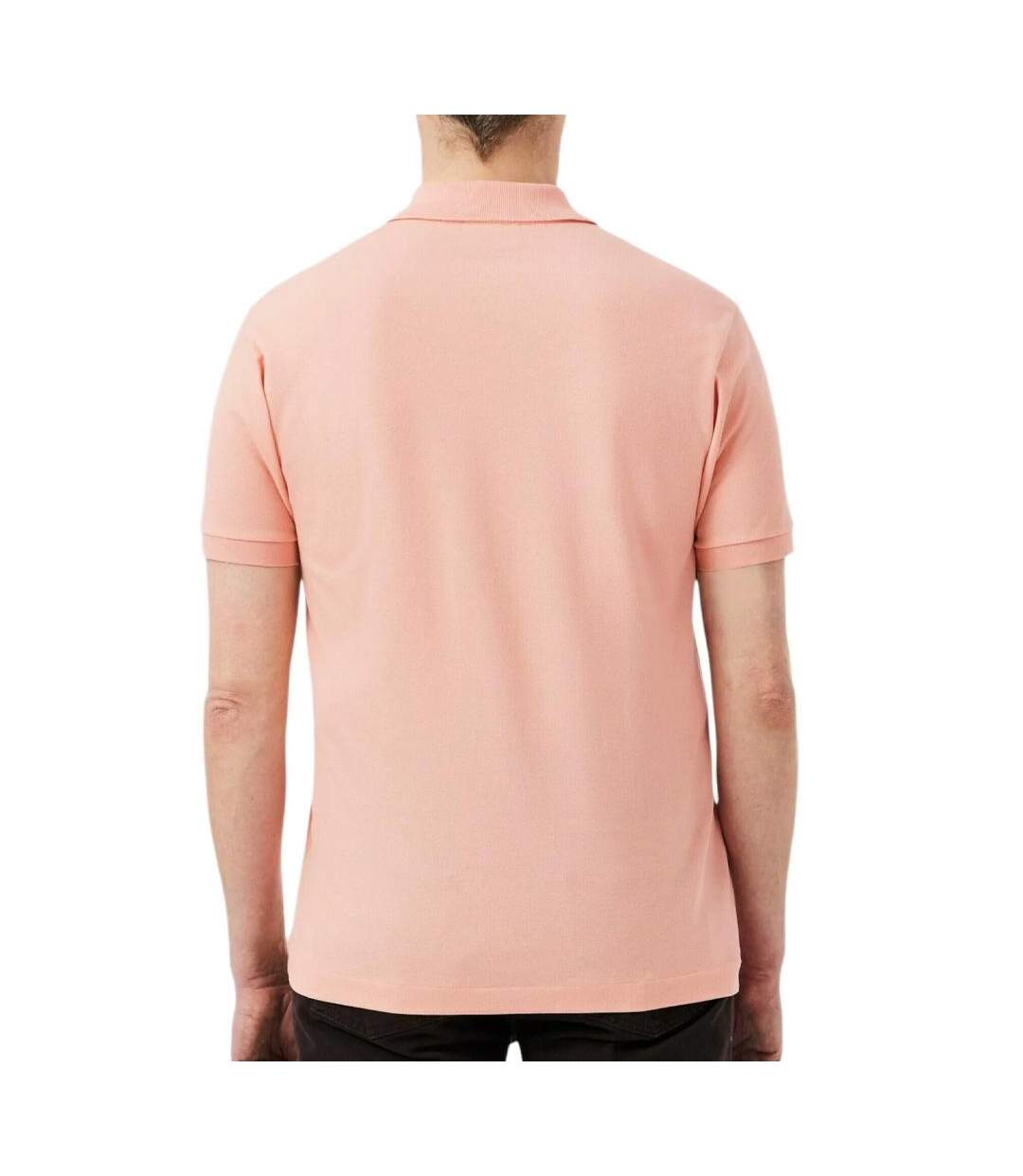 Polo orange homme lacoste  slim fit-2
