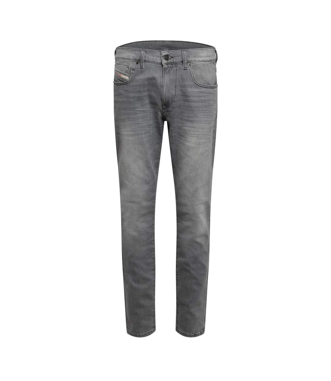 Mens D-strukt Slim Jeans Black Diesel-1