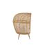 Fauteuil Lounge avec Coussins Eva 146cm Beige-3