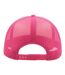 Casquette De Rappeur Blanc Fuchsia Fluo Atlantis Headwear-2