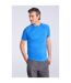 T-shirt Motif/style À Rayures Adulte Bleu Vif Mountain Warehouse-1