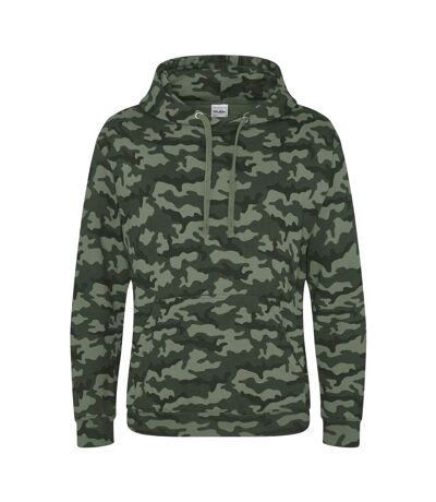 Sweat-shirt à capuche camo homme - JH014 - vert camouflage