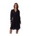Robe Mi-longue Donny Femme Noir Boss-2