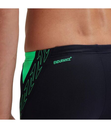 Mens hyper boom splice jammer shorts navy/green Speedo