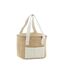 Sac lunch isotherme en jute Naturel 22x16x17