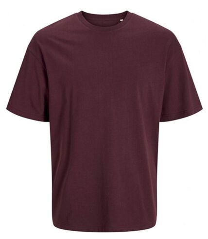 T-shirt oversize mc - JACK&JONES - Unisexe - JJ3911 - rouge vin port royal