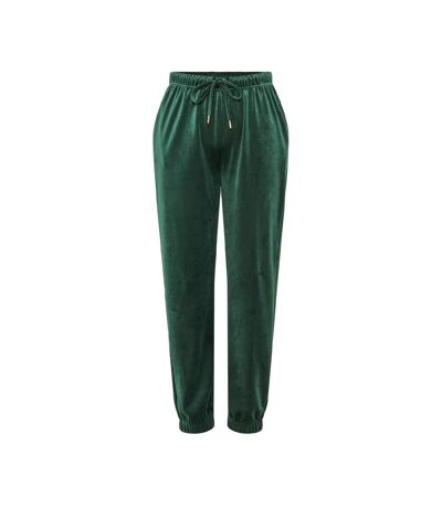 Jogging velours vert femme pieces pcsilli - l