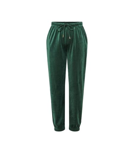 Jogging velours vert femme pieces pcsilli - l