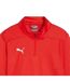 Mens Training Quarter Zip Track Top Red Puma-3
