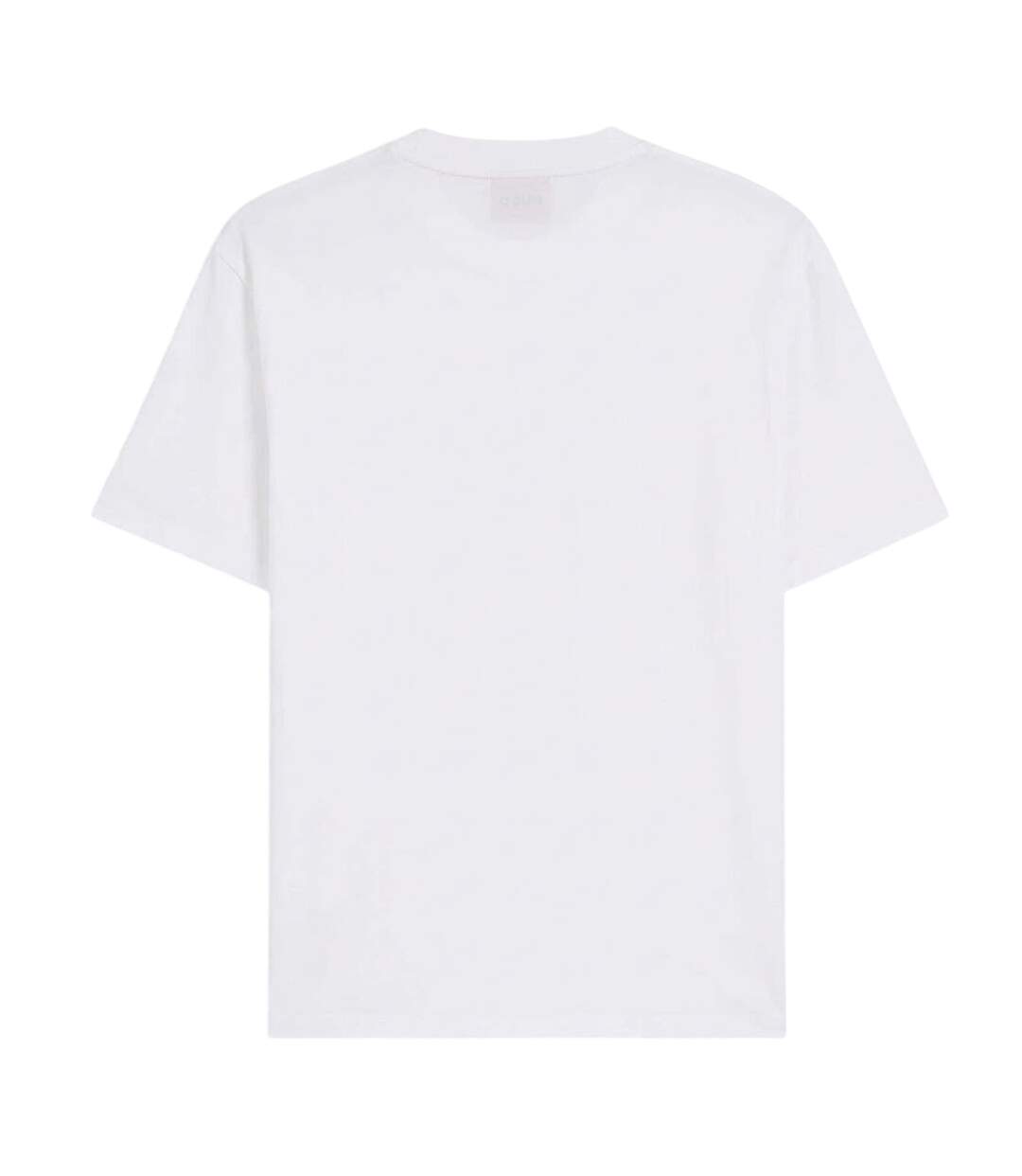 Mens Dalentin Origami Cotton Regular T-shirt White Hugo-2