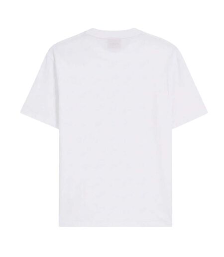 Mens Dalentin Origami Cotton Regular T-shirt White Hugo