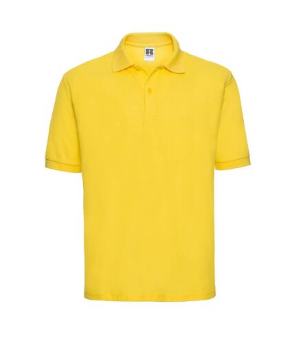 Russell Mens Polycotton Pique Polo Shirt (Yellow) - UTPC6401