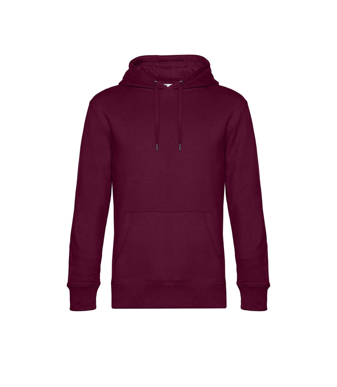 Mens King Hooded Sweater Cerise Foncée B&C-1