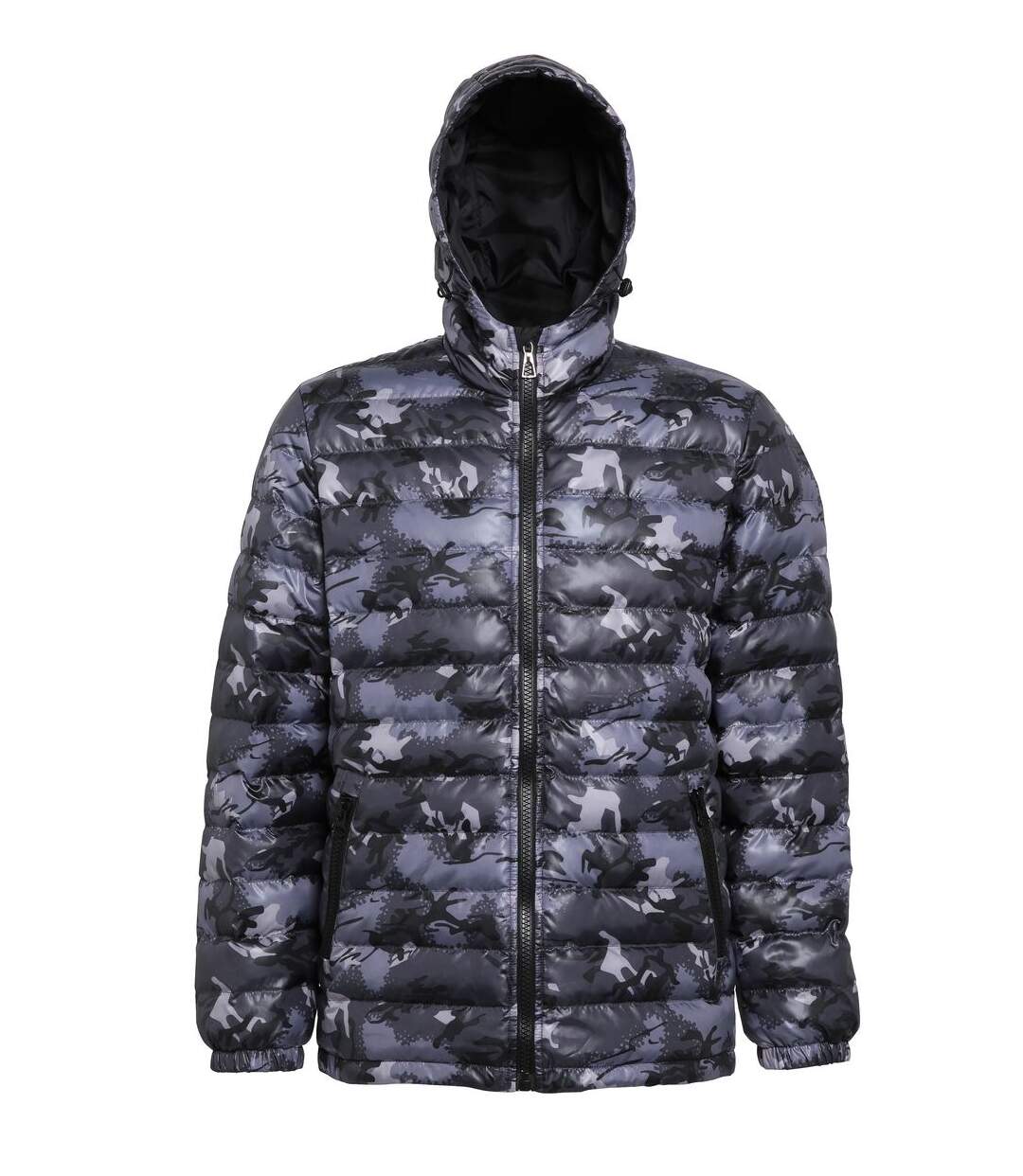 Doudoune matelassée manches longues pour homme - TS016 - gris camo