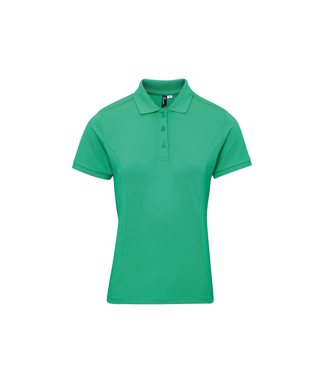 Polo coolchecker plus femme vert bouteille Premier