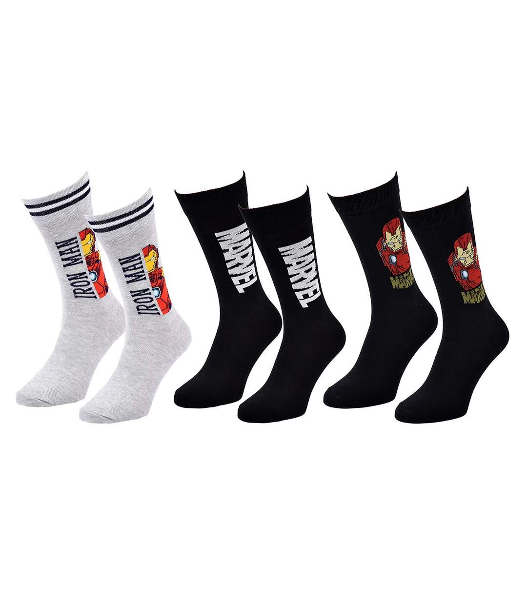 Chaussettes Pack Cadeaux Homme LICENCE Pack 3 Paires IRON24