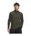 Mens Tech Textured Half Zip Top Green Under Armour-1