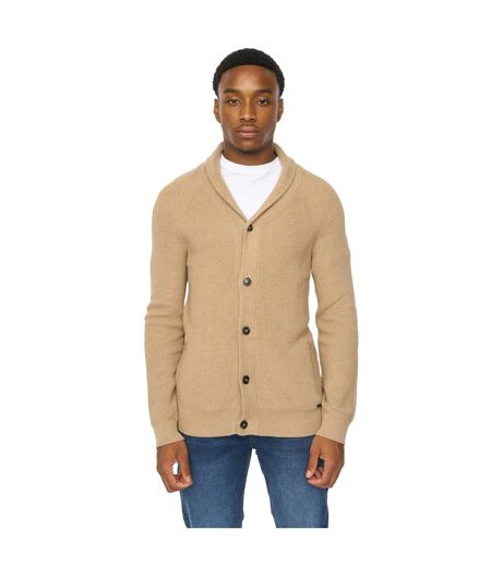 Cardigan Venosa Homme Beige Gris Duck And Cover