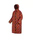 Peignoir À Langer Imperméable Motif/style Fleurs Orla Kiely Femme Rouge Rouge Brûlé Regatta-4